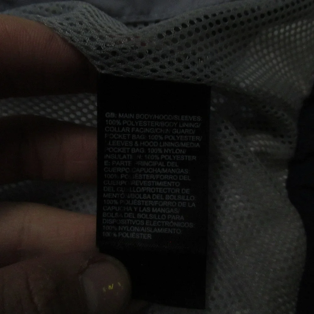 North Face Jacket Boy XXS 5 Blue Chimborazo Triclimate Hood Insulated Waterproof - Picture 6 of 14